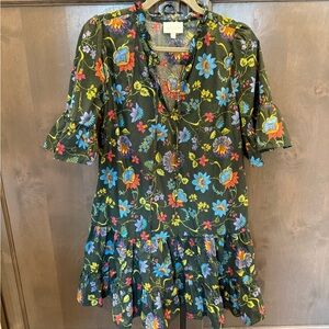 Sugar lips dress in Topeka floral Auggie Bell (S)